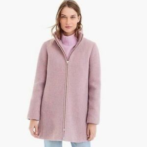 J. Crew Lodge Coat in Heather Cotton Candy 0